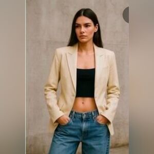 Richard Tyler Beige Blazer